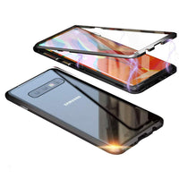Magnetic Adsorption Metal Glass Protective Case For Samsung Galaxy

